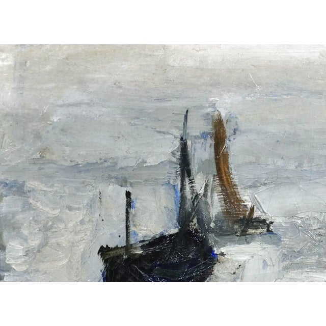 Raymond Picque, Landscape, 1964, Oil on Canvas For Sale - Image 6 of 18