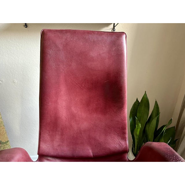 Mid-Century Red Tulip Armchair by Preben Fabricius & Jørgen Kastholm for Kill International, 1980s For Sale - Image 12 of 18