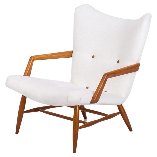 Swedish Easy Chair attributed to Svante Skogh, 1950s For Sale - Image 9 of 9