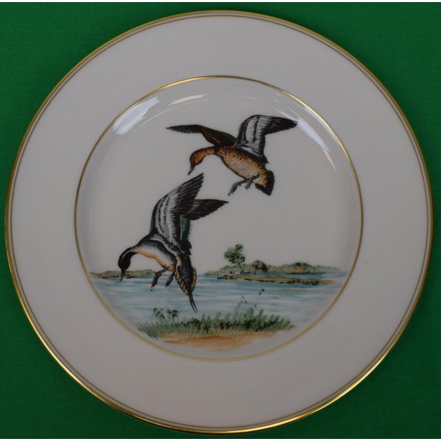Mid 20th Century Mid 20th Century Abercrombie & Fitch Hand-Painted Game Bird Salad Plates- Set of 5 For Sale - Image 5 of 9