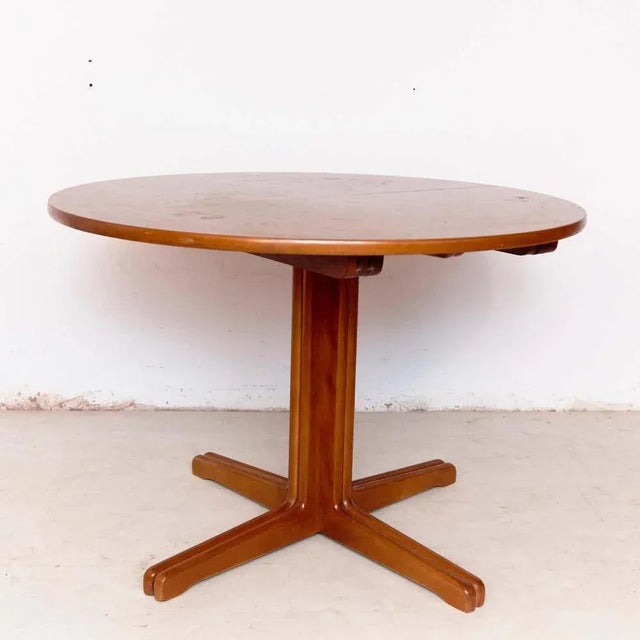 Wooden Chairs and Dining Table by Guillaumes, 1960s, Set of 3 For Sale - Image 9 of 14