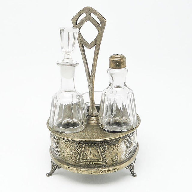 Art Nouveau Spice Cabaret from Fabryka Wolska, Poland, 1900s For Sale - Image 9 of 17