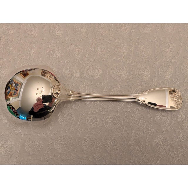 Late 20th Century Late 20th Century Christofle/Cardeilhac Sterling Silver "Sceaux" Potato/Vegetable Serving Spoon For Sale - Image 5 of 16