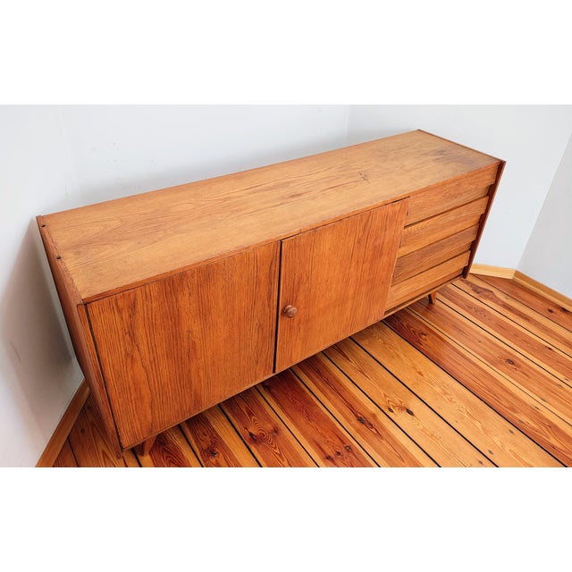Czechoslovakian Sideboard attributed to J. Jiroutek for Interier Praha, 1960s For Sale - Image 10 of 13