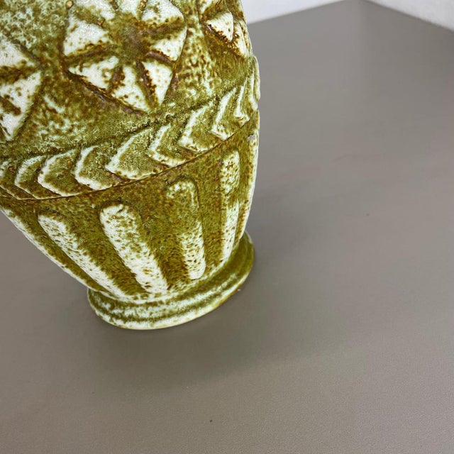 Fat Lava Pottery Vase by Bay Ceramics, Germany, 1970s For Sale - Image 13 of 17