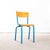 Blue Simple Stacking Dining Chair from Mullca, 1960s For Sale - Image 3 of 13