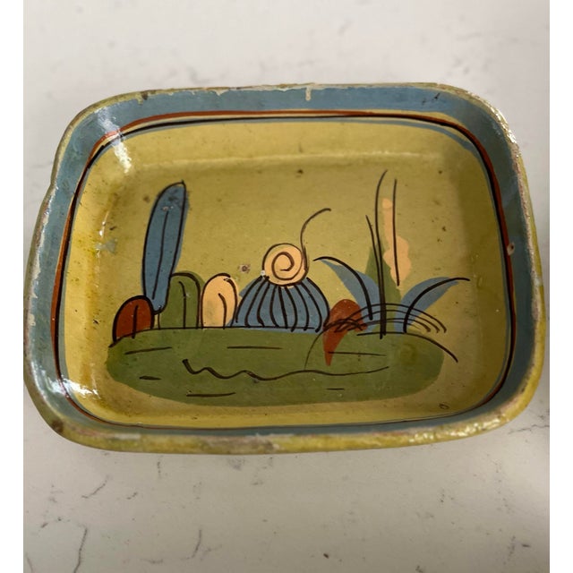 Ceramic 1940s Hand-Painted Tlaquepaque Mexican Folk Art Pottery Nesting Bowls-Set of 4 For Sale - Image 7 of 11