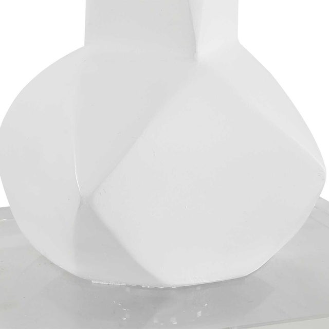Mayme White Table Lamp For Sale - Image 9 of 9