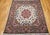 "A magnificent Persian Tabriz square rug hand-woven in one of the most esteemed workshops in the historic city of Tabriz....