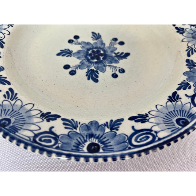 Blue Antique Delft Holland Hand Painted Bowls - Set of 3 For Sale - Image 8 of 11