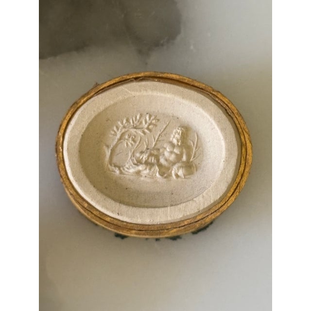 Antique White Antique Italian Grand Tour Plaster Intaglios - Set of 6 (Group #5) For Sale - Image 8 of 11