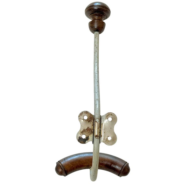 Antique French Bentwood Bistro Coat Hat Hook For Sale - Image 6 of 9