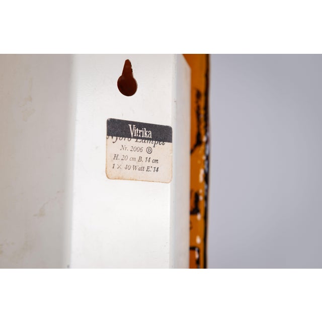 Amber Coloured Wall Lamps from Vitrika Nybro, Set of 2 For Sale - Image 12 of 13