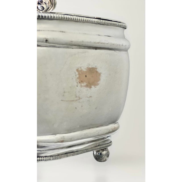 19th Century George III Silverplated Tea Caddy For Sale - Image 10 of 12