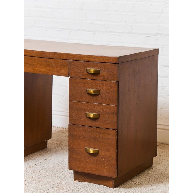 Mid 20th Century 1940’s Mid Century Desk For Sale - Image 5 of 11