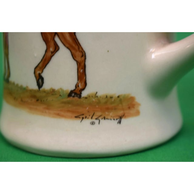 Mid 20th Century Abercrombie & Fitch X Cyril Gorainoff Fox-Hunt Scene Bone China Mug For Sale - Image 4 of 4