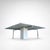 Gray KW1 Metal and Marble Coffee Table by Hank Kwint for Metaform, 1980s For Sale - Image 8 of 9