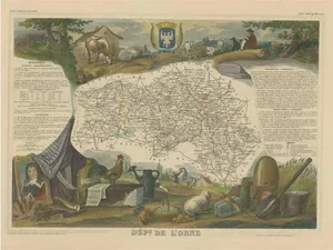 Antique Map of the Department of Orne