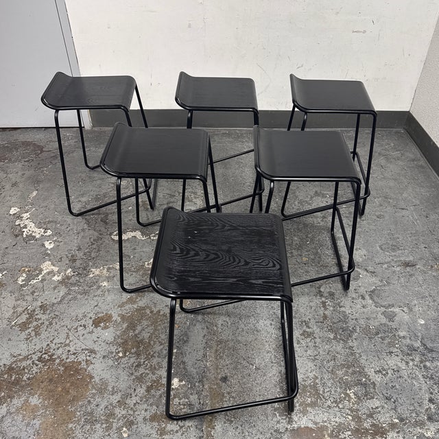 Blu Dot Ready Counter Stools, Set of Six For Sale In San Francisco - Image 6 of 12