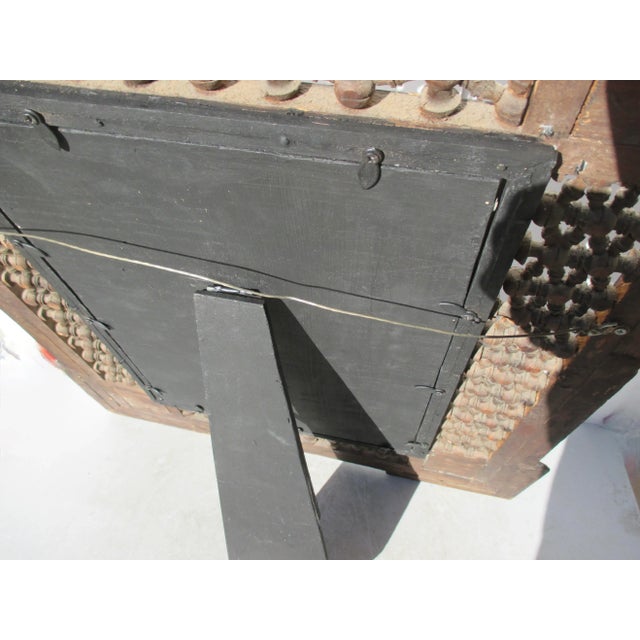 Large Moroccan Photo Wooden Frame Vintage For Sale - Image 10 of 10