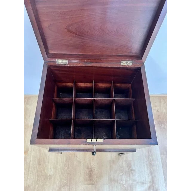 Antique George III Mahogany Callarette, 1800s For Sale - Image 4 of 11