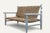 Mid-Century Modern Vintage Bench in Braided Rope and Painted Wood, 1950s For Sale - Image 3 of 18