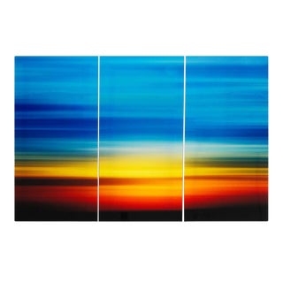 Contemporary Sunset Photographic Triptych- Set of 3 For Sale