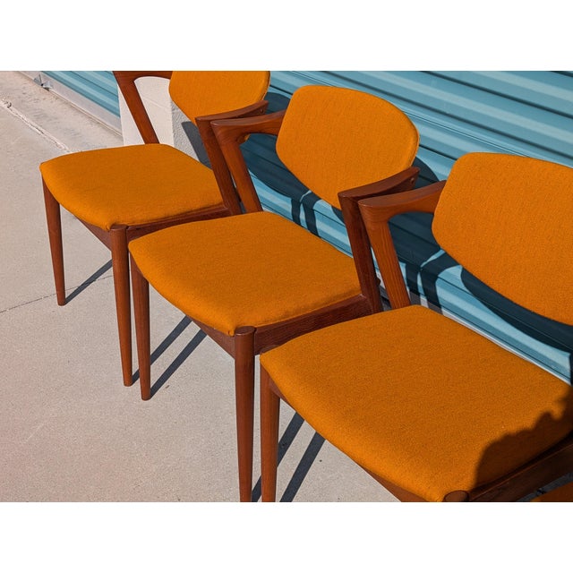 Set of 4 Model 42 Dining Chairs by Kai Kristiansen for Schou Andersen Møbelfabrik, c.1960s For Sale - Image 14 of 15