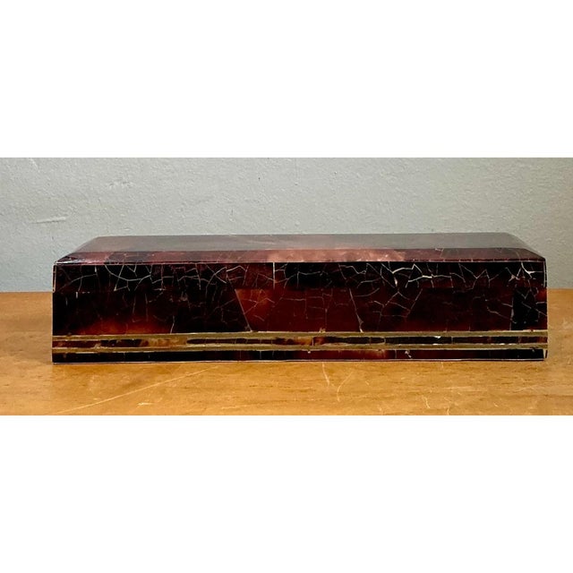 Vintage Coconut Shell Decorative Box For Sale - Image 13 of 15