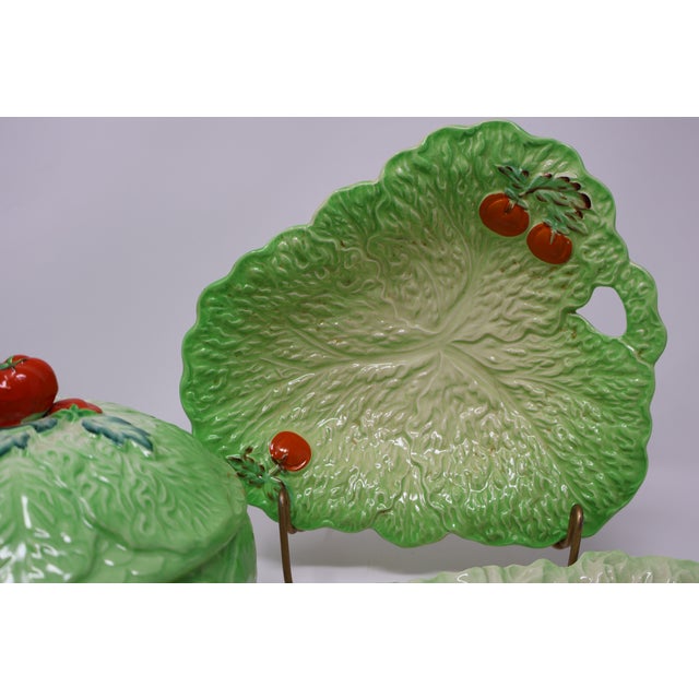Ceramic Vintage Carlton Ware & Beswick Lettuce-and-Tomato Collection With Japanese Covered Bowl — Set of 5 For Sale - Image 7 of 18