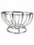 Vintage Sculptural Silver-Tone Metal Wire Fruit Basket, 11” For Sale - Image 4 of 4