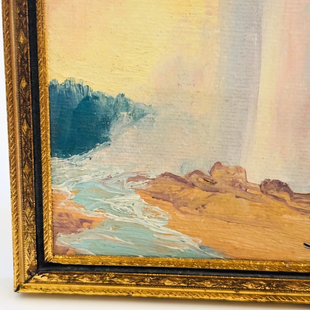 Metal Small Colorful Geyser Original Painting For Sale - Image 7 of 10