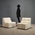 Two modular armchairs from the 'Antelami' series designed by Kazuhide Takahama for a Simon Gavina production in the 1970s....