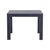 Classic lines make this blue raffia wrapped game table easy to use in both modern and traditional interiors. Its bold...