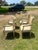 French 19th Century Louis XVI Arm Chairs - Set of 4 For Sale - Image 6 of 9