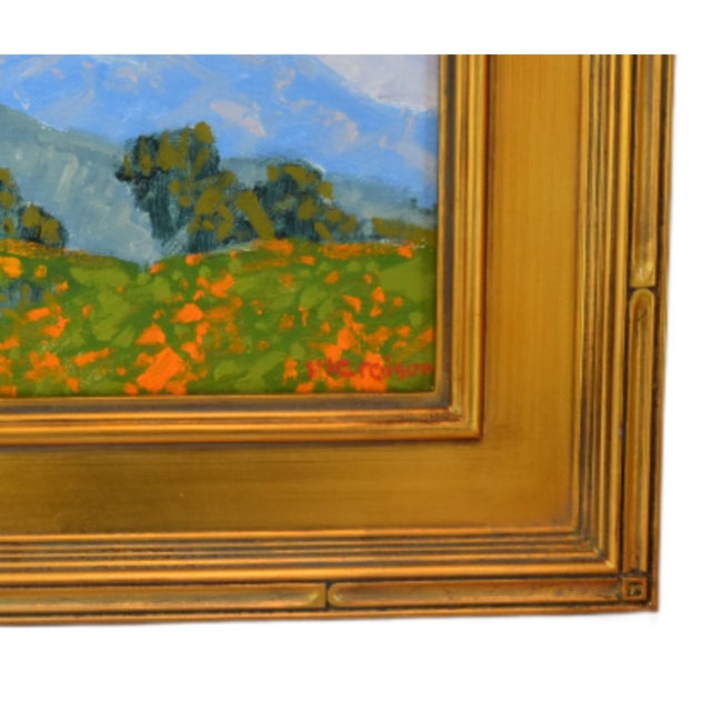 California landscape painting on artist canvas panel by the artist Marc A. Graison b. 1959. Graison studied at the...