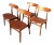 A Set of 4 Hans Wegner Ch-30 Dining Chairs Produced by Carl Hansen & Son. For Sale