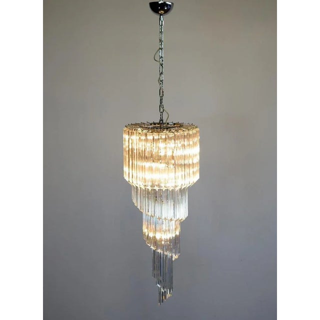 Murano Glass Chandeliers, Set of 2 For Sale - Image 3 of 16