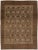 Brown Brown Modern Moroccan Style Handmade Geometric Designed Wool Rug For Sale - Image 8 of 8