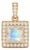 Rainbow Moonstone Pendant | June Birthstone Pendant | Dainty Stacking Gemstone Pendant for Woman For Sale