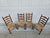 Mid 20th Century Rush Seat Ladder Back Chairs -Set of Four For Sale - Image 5 of 14