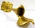 Late 19th Century Pair Art Nouveau German Cast Brass Calla Lily Candlesticks Attributed to Richard Müller For Sale - Image 12 of 13