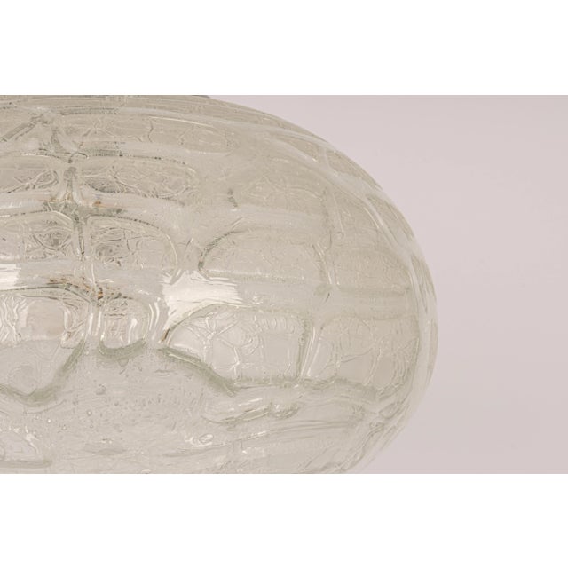 Murano Ball Pendant Light from Doria, Germany, 1970s For Sale - Image 3 of 11