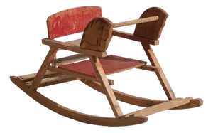 Vintage Rocking Chair for Children, 1920