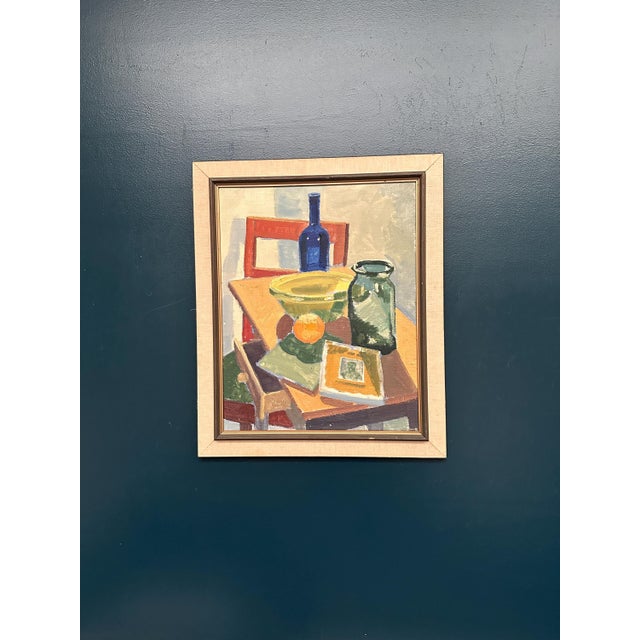 Eli Rasmussen, Opstilling, 1953, Oil Painting on Canvas, Framed For Sale - Image 17 of 18