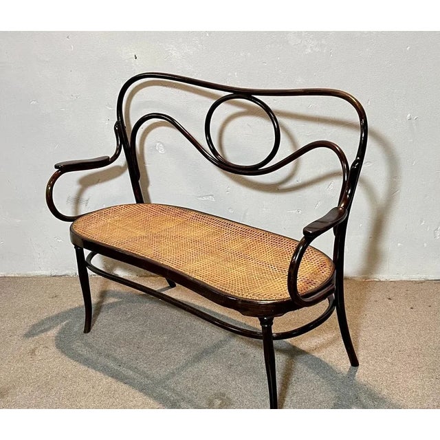 Vintage Bench from Thonet, 1891 For Sale - Image 10 of 10