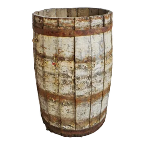 Antique Wood Barrel