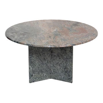Dining Table in Solid Juparana Granite For Sale
