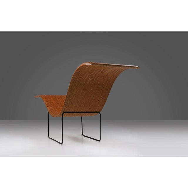 Mid-Century Modern Stack-Laminated Lounge Chair by Tiller Lesser, Germany, 1990s For Sale - Image 11 of 12