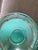 Venini Venini Murano Italian Art Glass Pedestal Bowl in Blue & Turquoise, Signed For Sale - Image 4 of 6